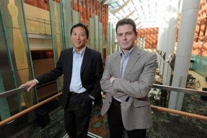 Michigan eLab - Scott Chou, left, and Doug Neal, cofounders of Michigan eLab