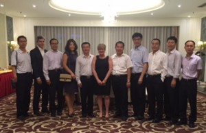 Photo:  Representatives from the Chinese ministry of science and technology hosted a dinner the evening of my departure.